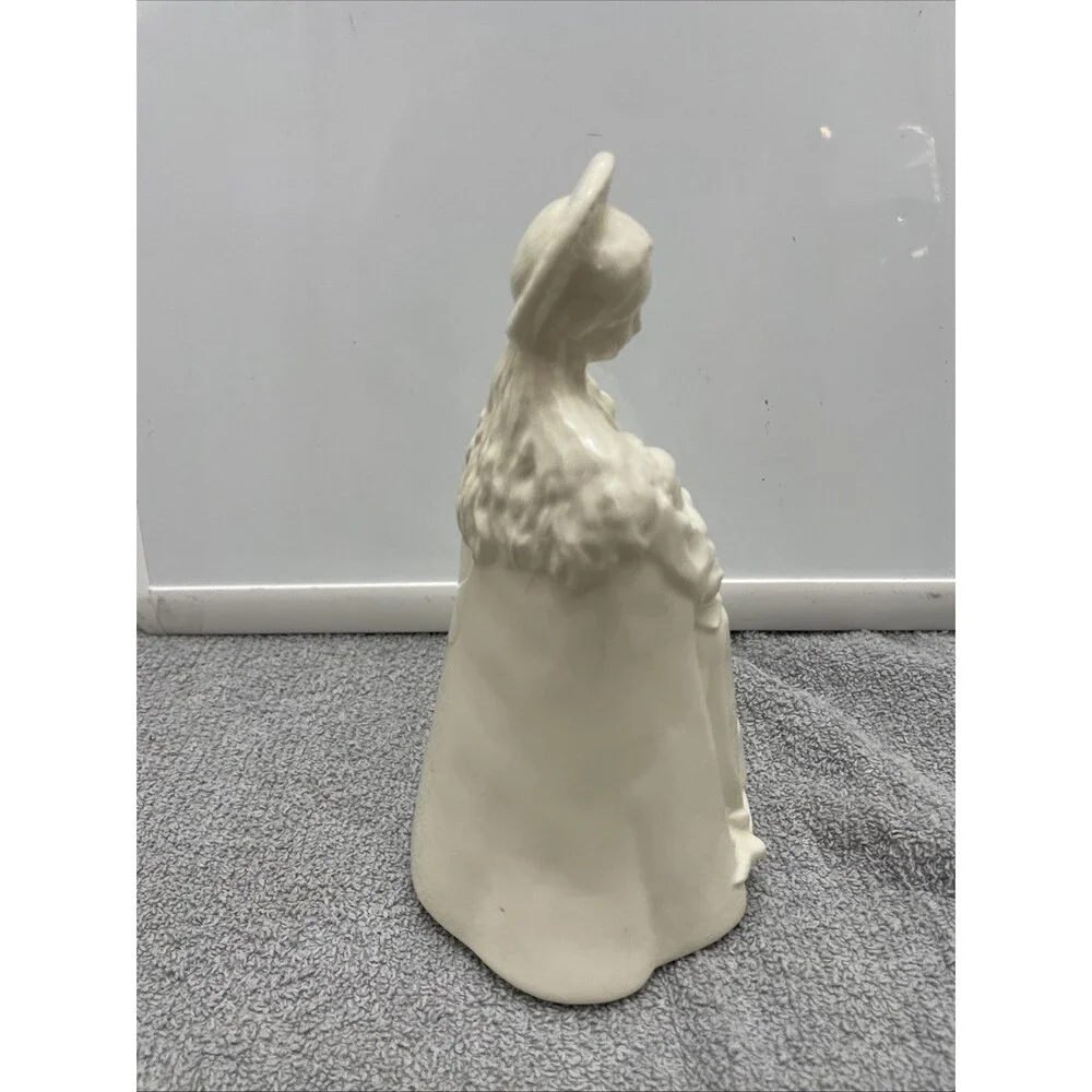 Madonna & Child Ceramic Standing Figurine Artist Signed White Glazed - Picture 2 of 11